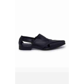 REGAL BLACK MEN LEATHER FORMAL SLIP-ONS