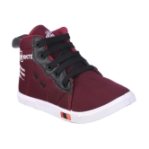 Girls Clubs Boys & Girls Lace Sneakers (Cherry) - None