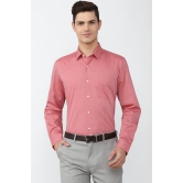 Men Pink Slim Fit Formal Full Sleeves Formal Shirt