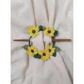 Sunflower Crochet Hair Tie