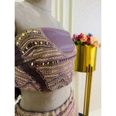 Mirror And Zari Work Lehenga