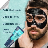 Beardhood Charcoal Peel Off Mask Set of 2 200g-Beardhood Charcoal Peel Off Mask, Set of 2, 200g