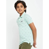 UNIBERRY - Mint Green Cotton Blend Boys Polo T-Shirt ( Pack of 1 ) - None