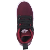 Girls Clubs Boys & Girls Lace Sneakers (Cherry) - None