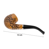 JMALL Brown 13 cm Wooden Pipe - Pack of 1