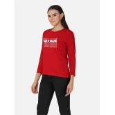 CHOZI - Red Cotton Regular Fit Womens T-Shirt ( Pack of 1 ) - None