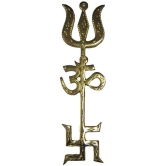 N Collection - Brass Trishul (Pack of 1)