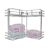 Home Lane Silver Stainless Steel Storage Racks ( Pack of 1 ) - Silver