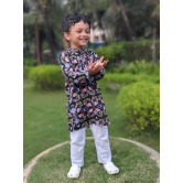 Malmal Kurta | Black Forest-4-5Y