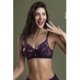 Clovia Cotton T-Shirt Bra - Blue Single - None