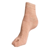 Texlon - Beige Woollen Women's Thumb Socks ( Pack of 3 )