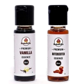 Bakefrillz Vanilla and Butterscotch (30 ml x 2) Food Flavor Essence Combo for Cake Baking, Ice Creams, Puddings, Cookies