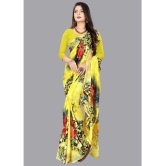 Anand Sarees - Yellow Georgette Saree With Blouse Piece ( Pack of 1 ) - Yellow