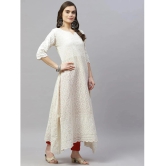 miravan - Beige Cotton Womens Anarkali Kurti ( Pack of 1 ) - None