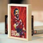 Mohamed Salah Wood Print With Frame