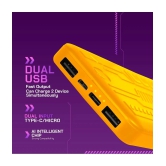 Bell 10000 -mAh 5V/1A Li-Polymer Power Bank - Yellow