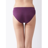 C9 Airwear Purple Nylon Solid Womens Bikini ( Pack of 3 ) - None