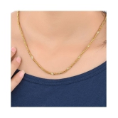 AanyaCentric Gold Plated Golden Alloy Chain Mala for Women and Girls - Golden