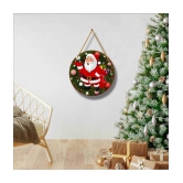 Saf Wood Christmas wall hanging Wall Sculpture Multi - Pack of 1