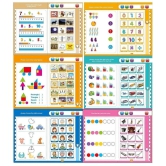 Intelligence Book English Letters & Words Learning Sound Book, Fun Educational Toys. Activities with Numbers, Shapes, Animals Phonetic Learning book for Toddlers. (I-book, Multicolor) - Mult