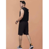 Septem Black Cotton Blend Mens Shorts ( Pack of 2 ) - None