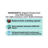 Organic Lactose Free Cow Milk Pasteurized 500 Ml