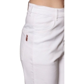 AngelFab - White Denim Flared Women''s Jeans ( Pack of 1 ) - None