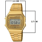 Newman Gold Metal Digital Mens Watch