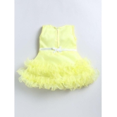 SmartRAHO Yellow Polyester Blend Baby Girl Dress ( Pack of 1 ) - None