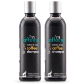 mCaffeine Coffee Shampoo for Hair Fall Control with Protein & Argan Oil (Pack of 2)