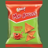 Bingo Mad Angles - Tomato Madness, Tangy & Crunchy Chips, Perfect For Snacking, 66 G Pouch