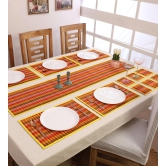 Bamboo Dining Mats - Multi Yellow (Set of 13)