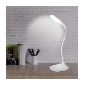 Shopeleven Off-White Study Table Lamp ( Pack of 1 ) - Off-White