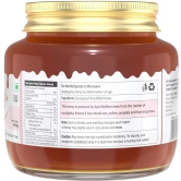 Farm Naturelle-Eucalyptus Forest 100% Pure Raw Un-Processed Honey 400 GMS with Cinnamon Honey and a Wooden Spoon.