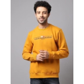 Rodamo Men Mustard Printed Sweatshirt