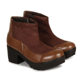 Commander - Brown Women''s Ankle Length Boots - None