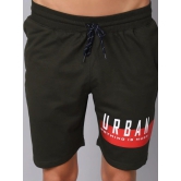 Rodamo  Men Green Slim Fit Sports Shorts