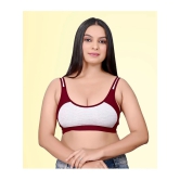 haya fashion Pack of 2 Cotton Non Padded Womens Everyday Bra ( Multicolor ) Rima Sports D706 - None