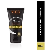 VLCC 7X Ultra Whitening & Brightening Charcoal Peel Off Mask Deep Cleans 100 g