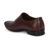 Leeport Brown Mens Slip On Formal Shoes - None