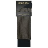 Balenzia Crew Socks for Men (Pack of 1 Pairs/1U)-Stretchable from 25 cm to 33 cm / 1 N / Black