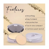 Beauty Berry Perfect Glow Compact Powder Setting Powder 19g, Ivory (Shade - 02)