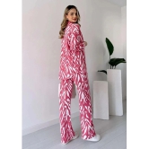 gufrina Pink Printed Pant Top Set - None