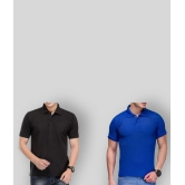 FASHION365 - Multicolor Cotton Blend Slim Fit Men's Polo T Shirt ( Pack of 2 ) - None