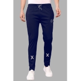 Anand Navy Blue Lycra Mens Joggers ( Pack of 1 ) - None