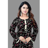 haya fashion - Black Rayon Women's Anarkali Kurti ( Pack of 1 ) - None