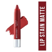 Swiss Beauty Lip Stain Matte Lipstick Lipstick (Red Wine), 3.4gm