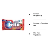 Orbit Mixed Fruit Flavour Sugar Free Chewing Gum - 4.4G Sleeve (Pack Of 32)