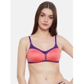 Clovia Pack of 1 Cotton Non Padded Womens T-Shirt Bra ( Coral ) - None