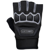 ZAYSOO Gray Nylon Mens Biker Gloves ( Pack of 1 ) - Gray